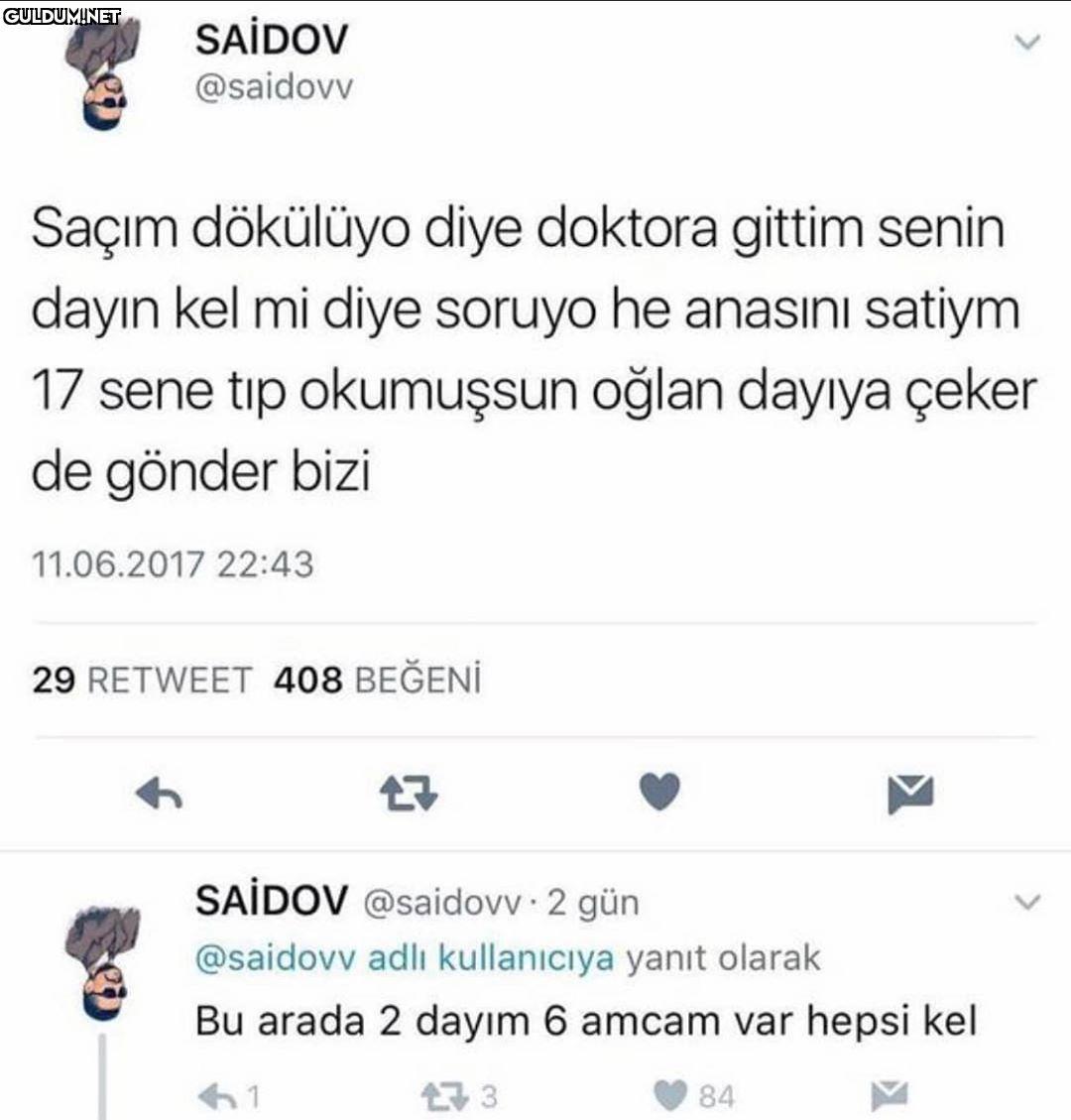 Adam onca sene okumuş...