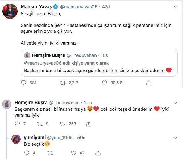 Mansur Yavaş’tan aşure...