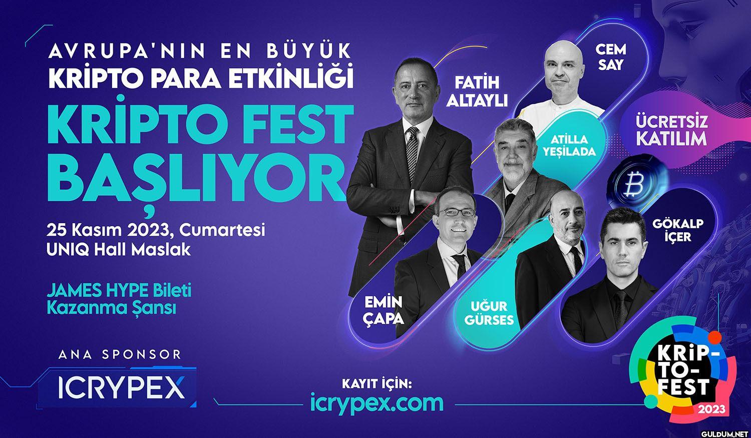Etkinlik, kripto ve...