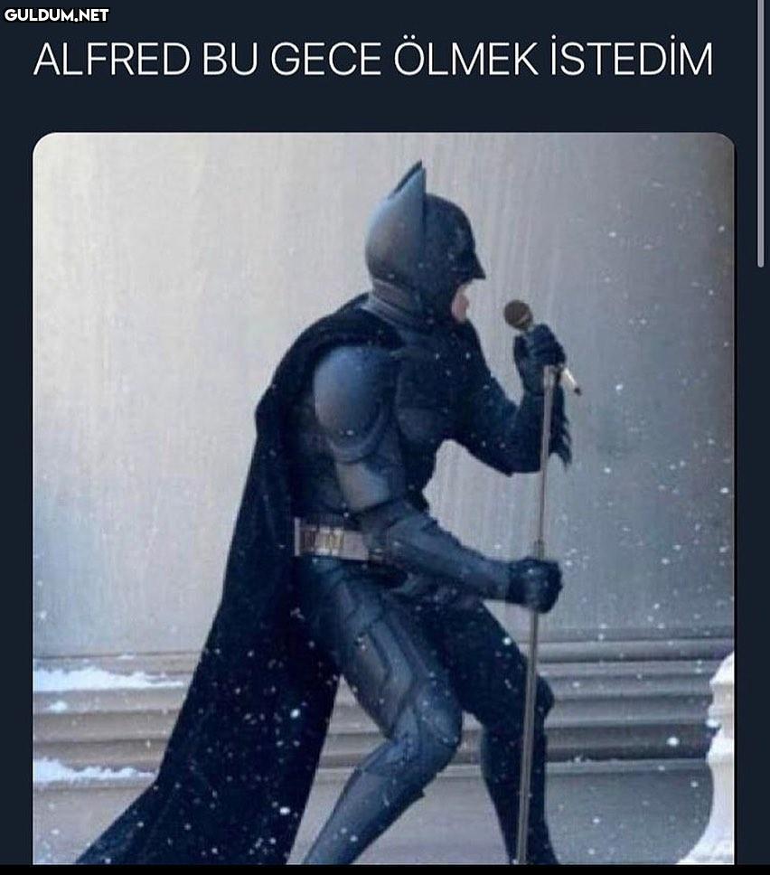 Alfred bu gece ölmek...