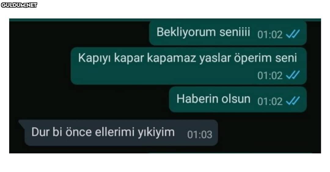 hijyen önemli tabii...