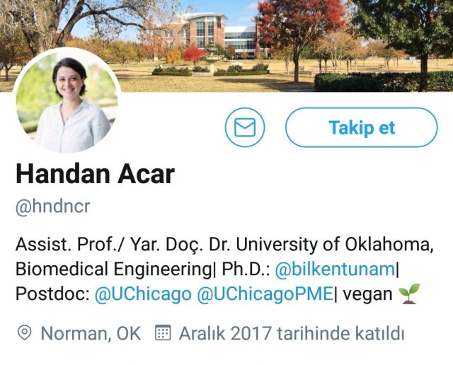 Yolun açık olsun Handan hocam.