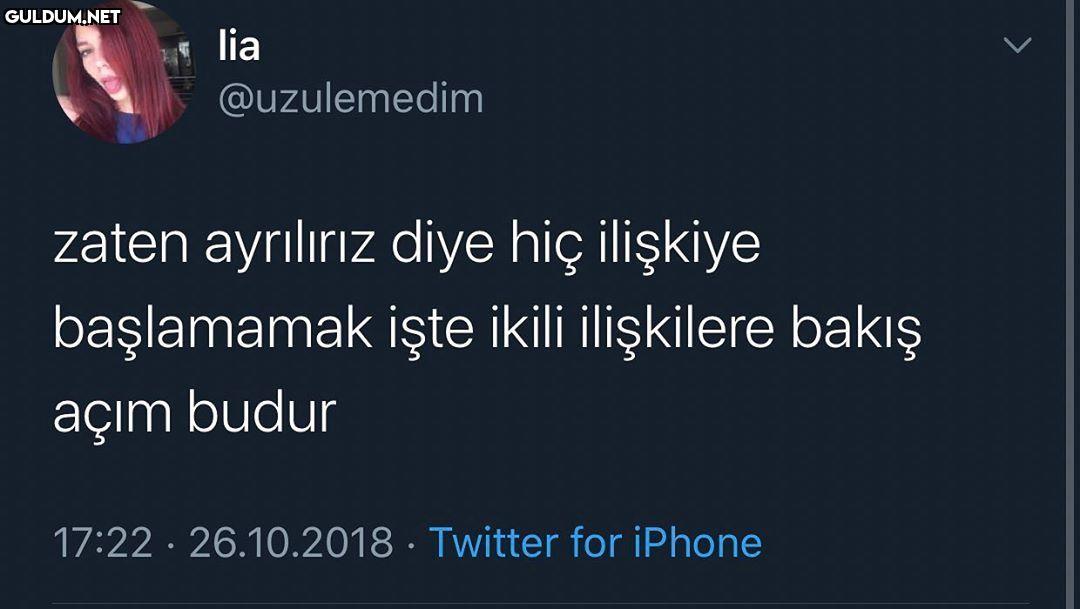 lia @uzulemedim zaten...