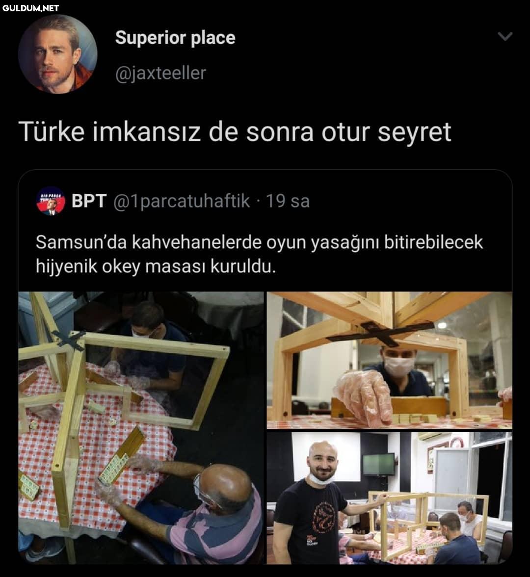 Bizim ülkedeki okey...