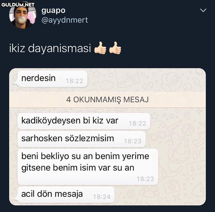 guapo @ayydnmert ikiz...