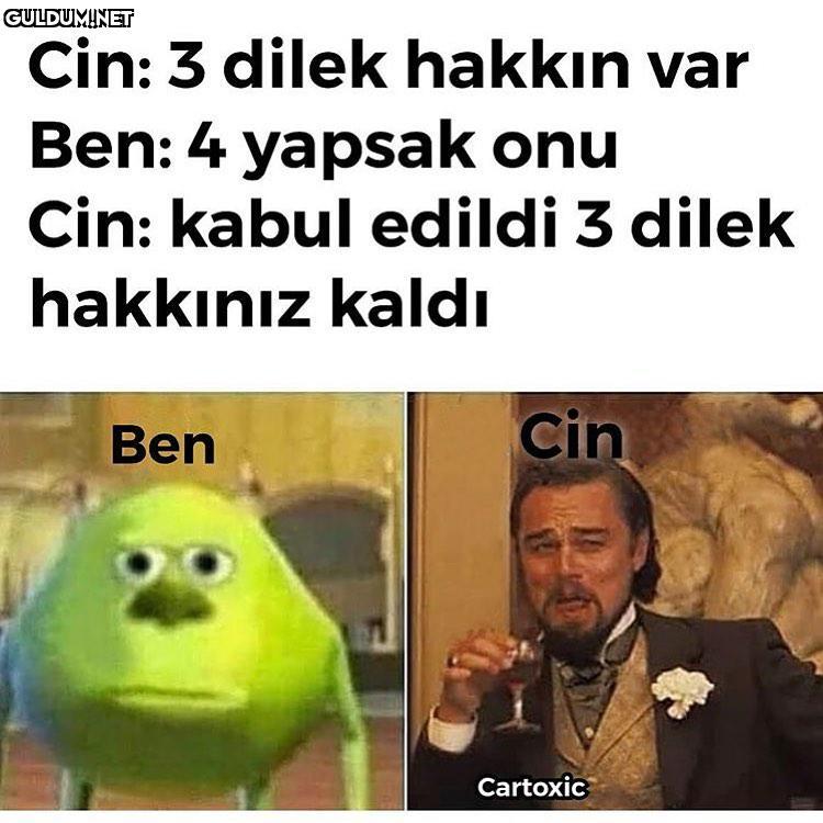 Cin: 3 dilek hakkın var...