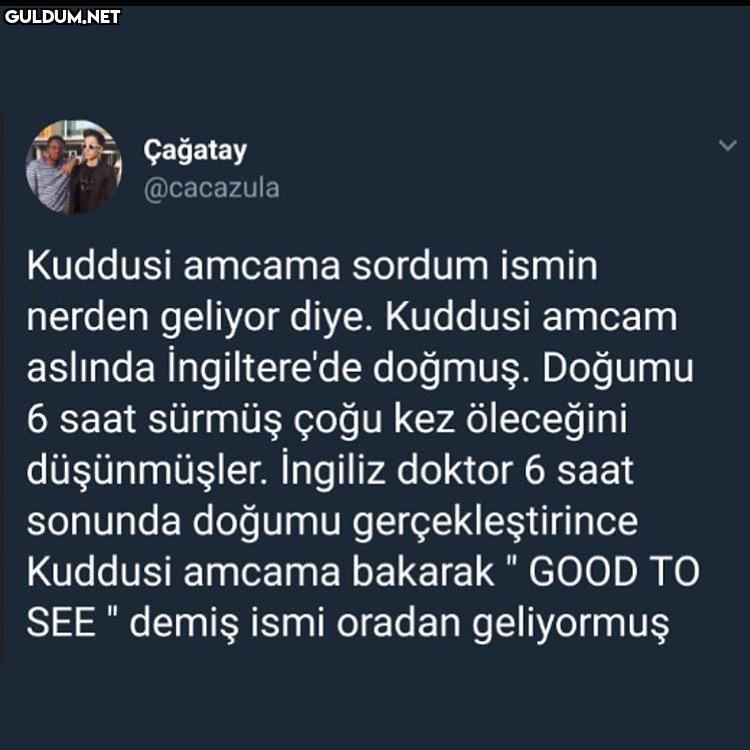 Güzel kurgu :d Çağatay...