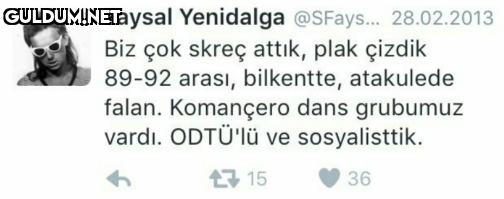 Faysal Yenidalga @SFays.....