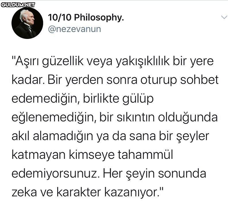 10/10 Philosophy....