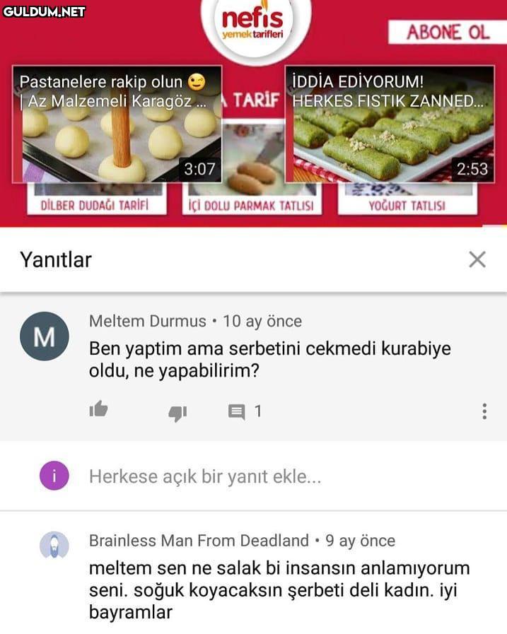 Herkes çok gergin nefis...