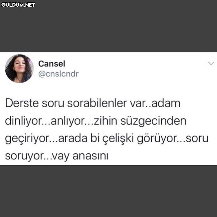İnanılır gibi değil Cansel...