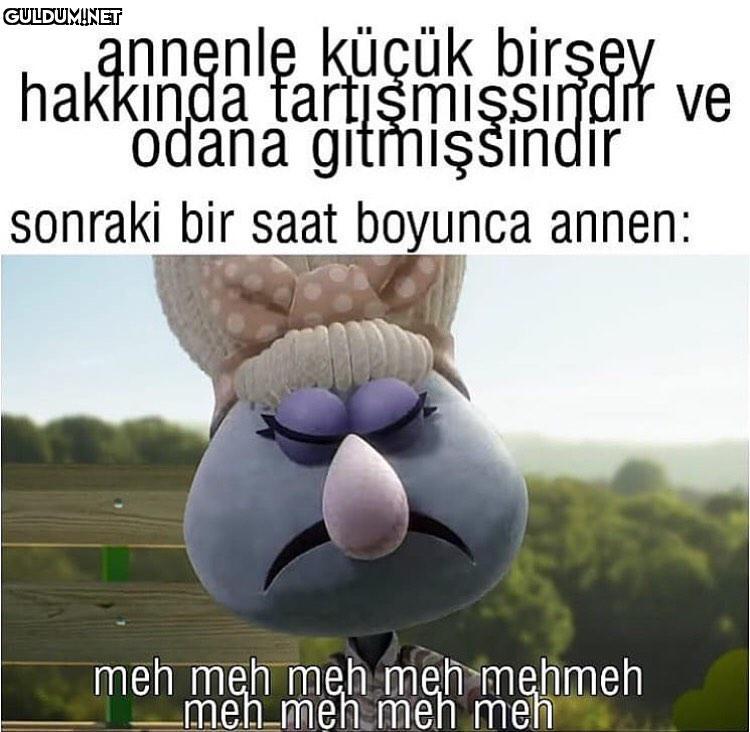 annenlę küçük birşey...