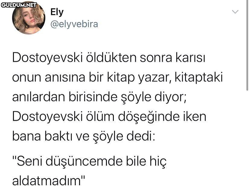 Ely @elyvebira Dostoyevski...