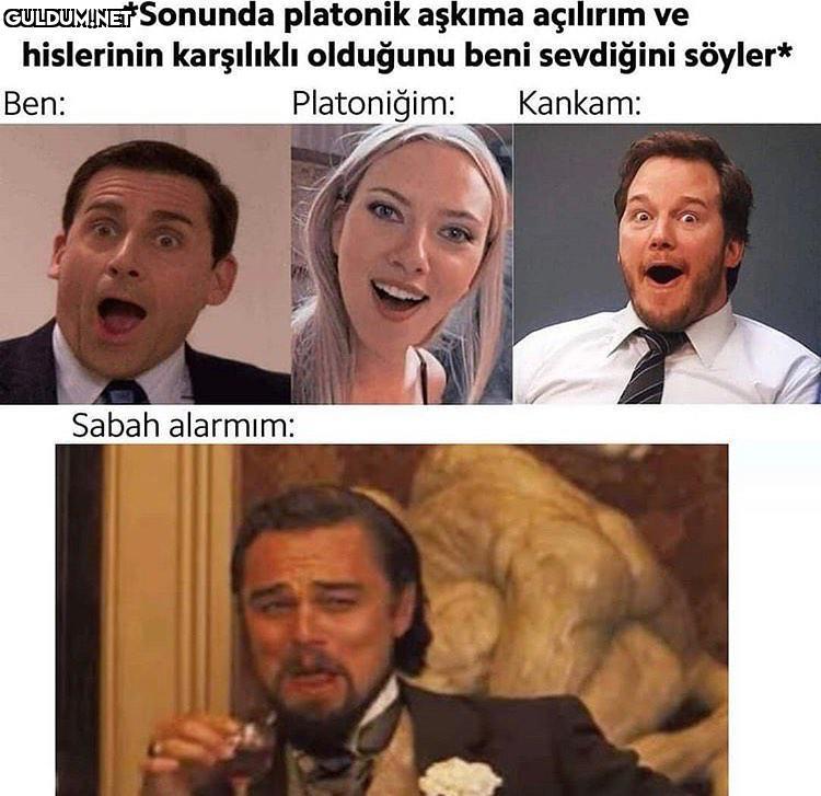*Sonunda platonik aşkıma...