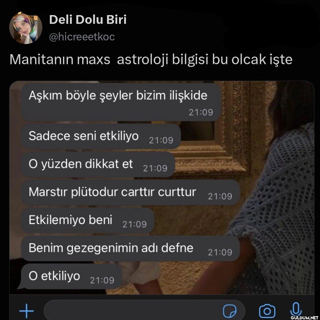 Manitanın maxs astroloji...