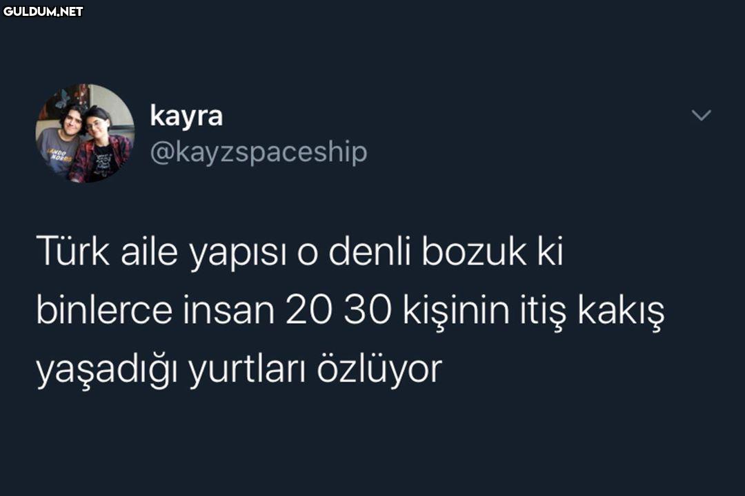 bence sorun aile yapısında...