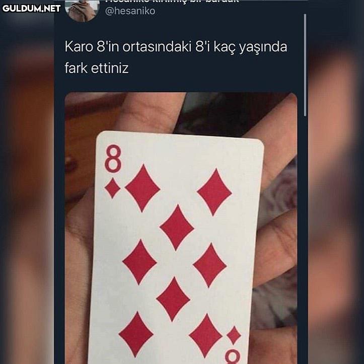 Az önce farkettim...