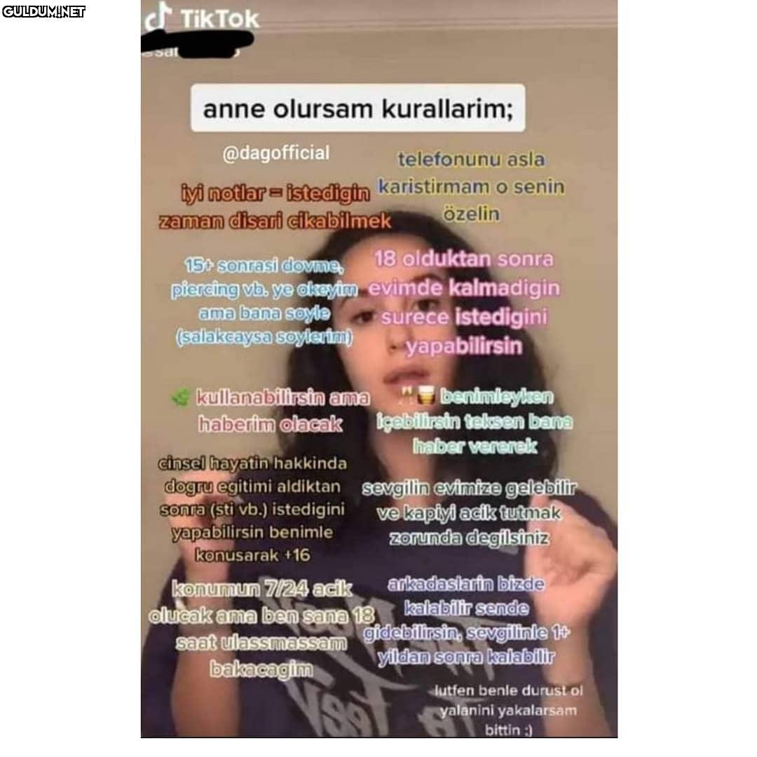 TikTok anne olursam...