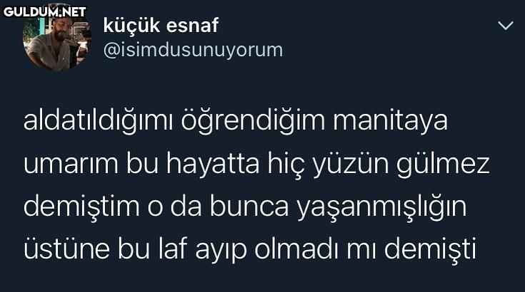 küçük esnaf...