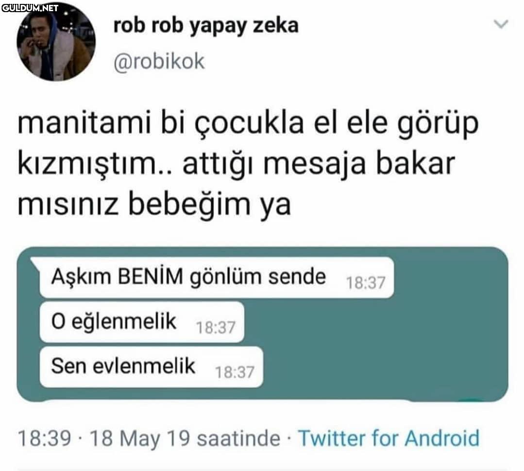 rob rob yapay zeka...