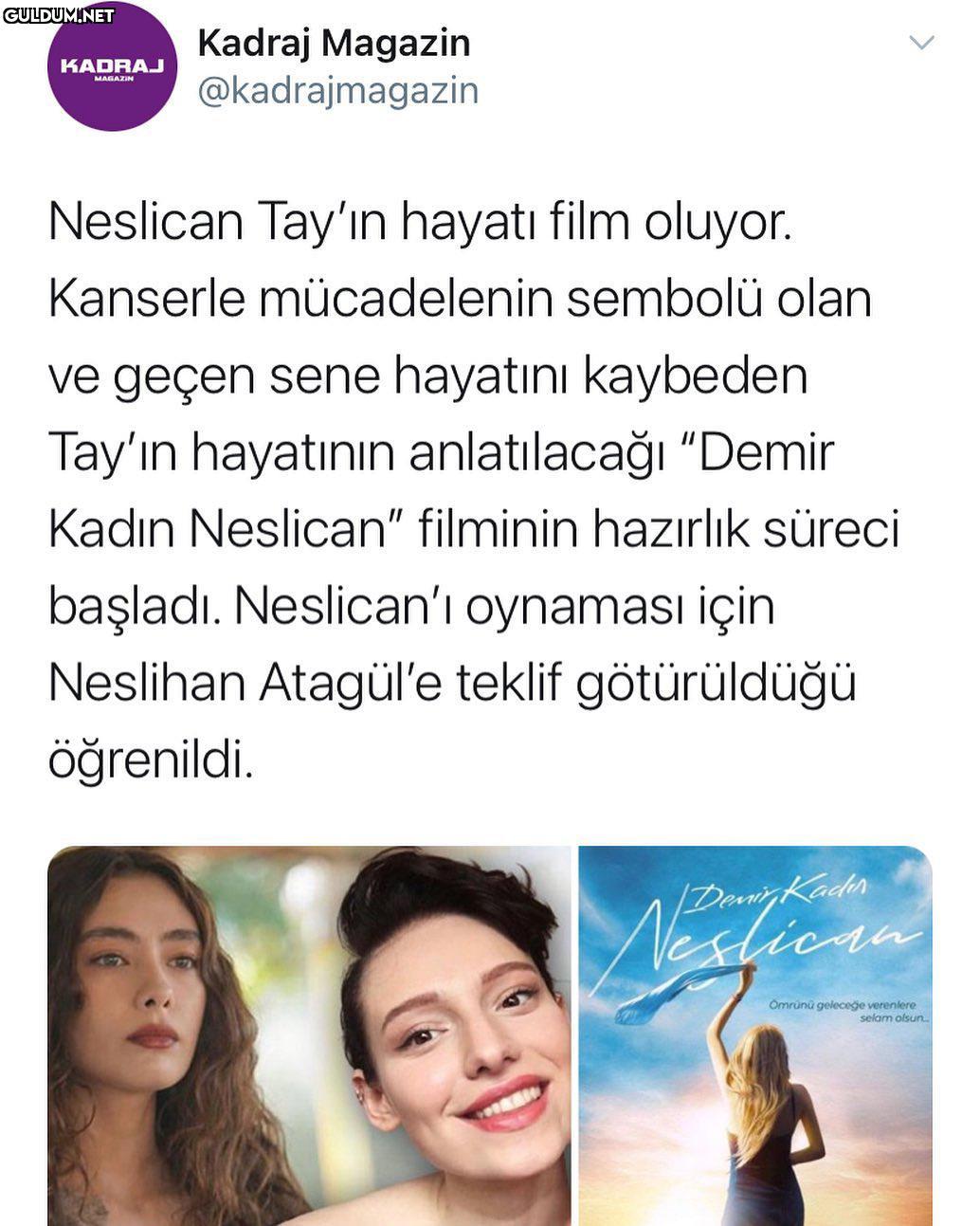 film gelirini de kanser...