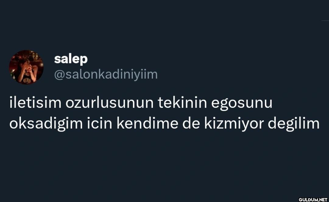 iletisim ozurlusunun...