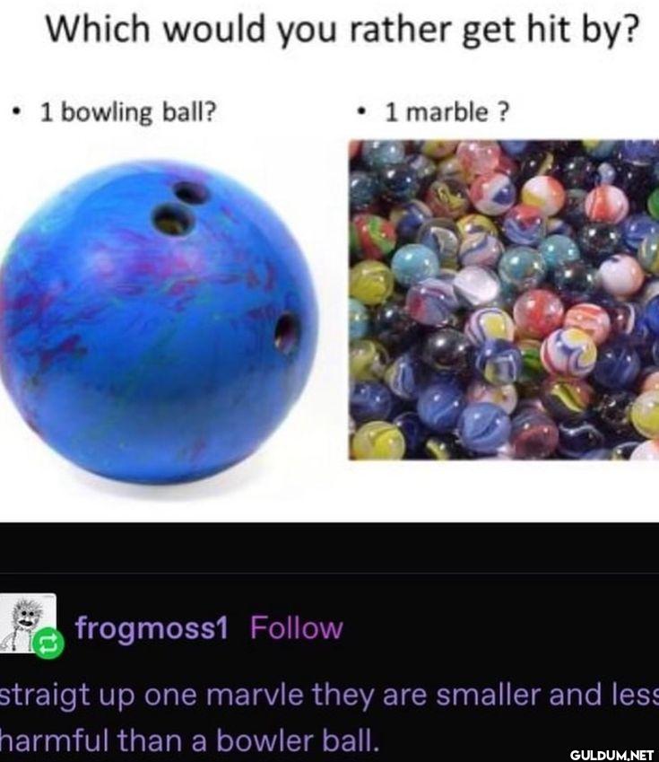 Which would you rather get...