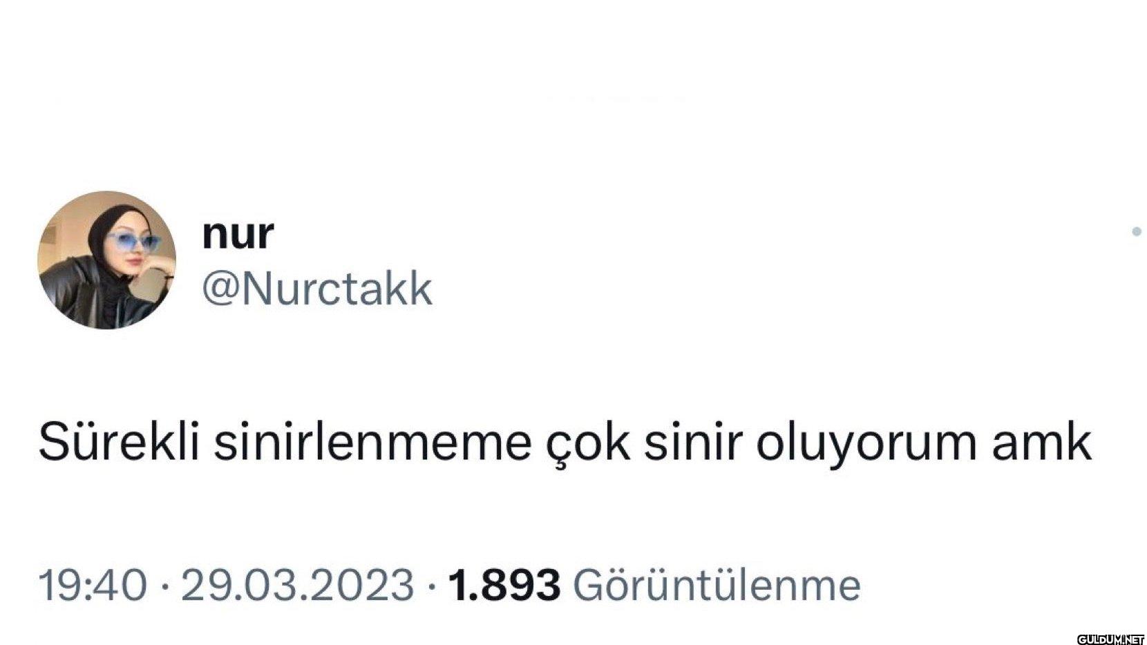 Sürekli sinirlenmeme çok...