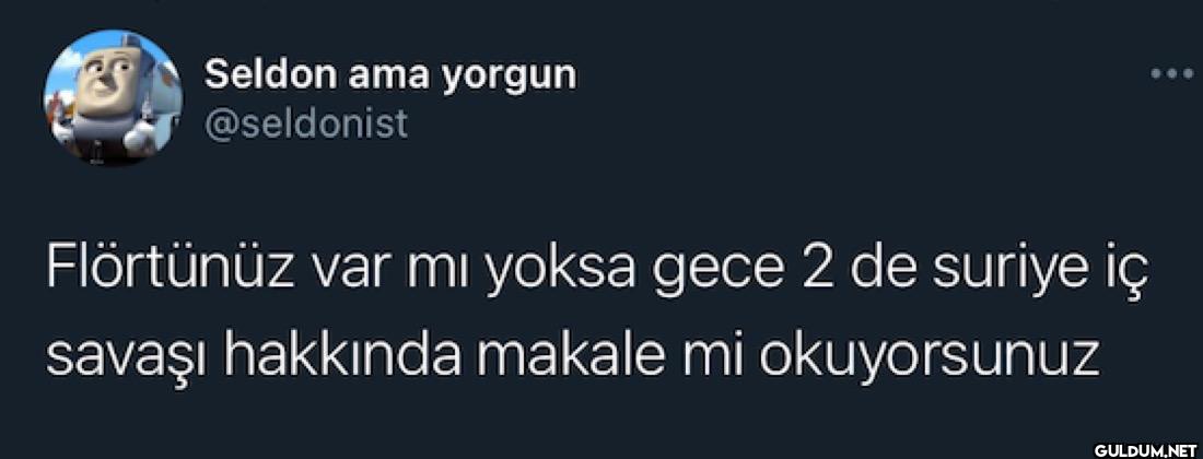 Flörtünüz var mı yoksa...