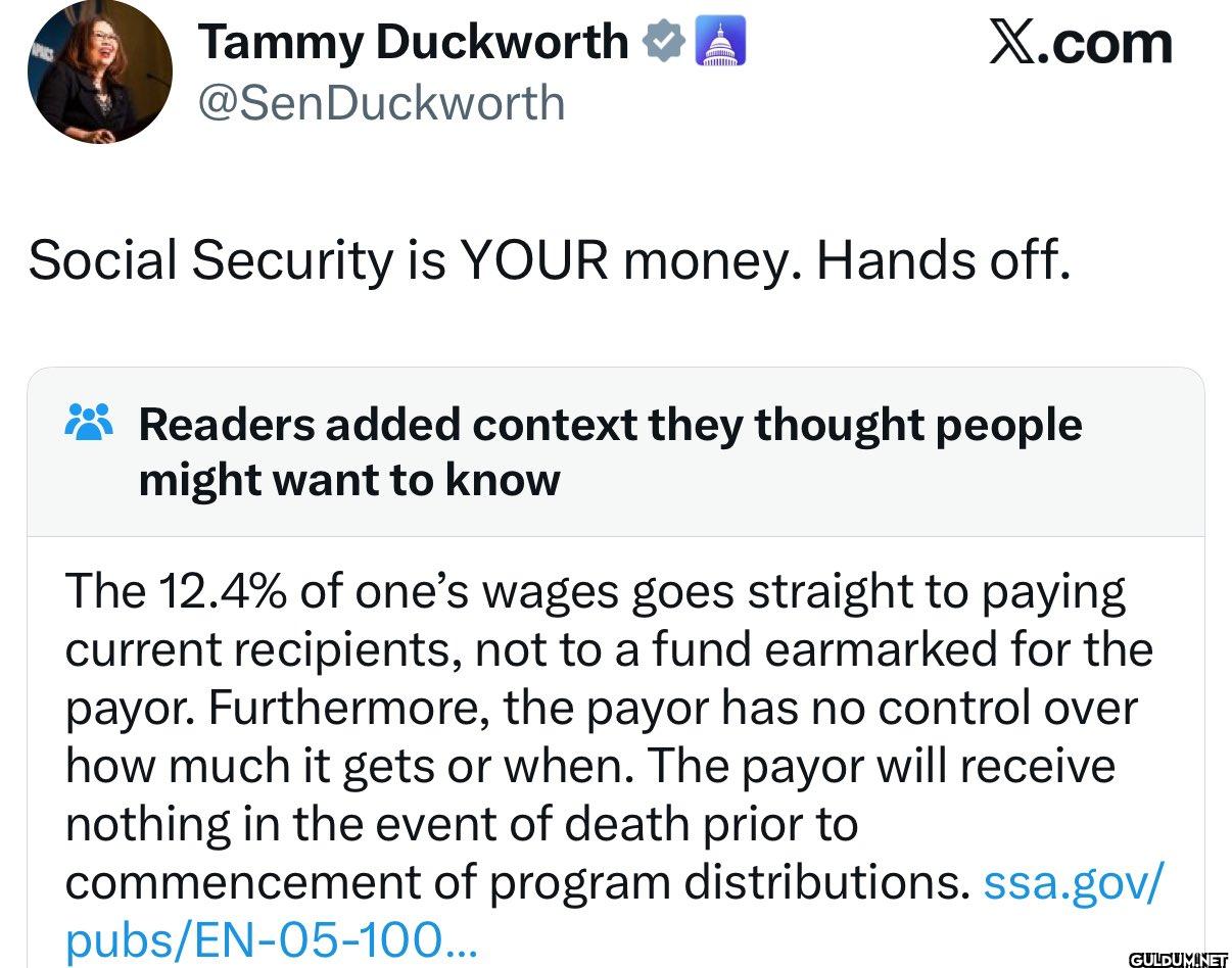 X.com Social Security is...