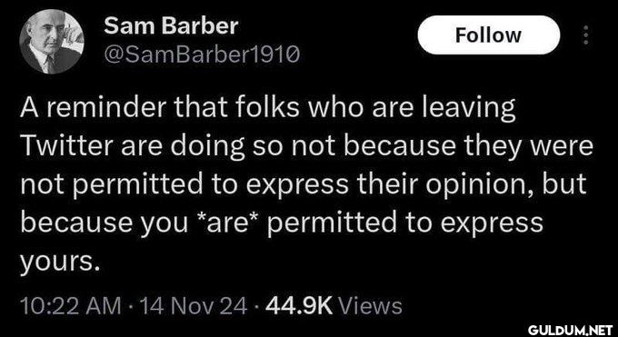 Follow A reminder that...