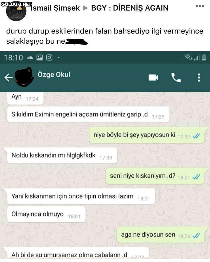 Okurken sinir oldumm...