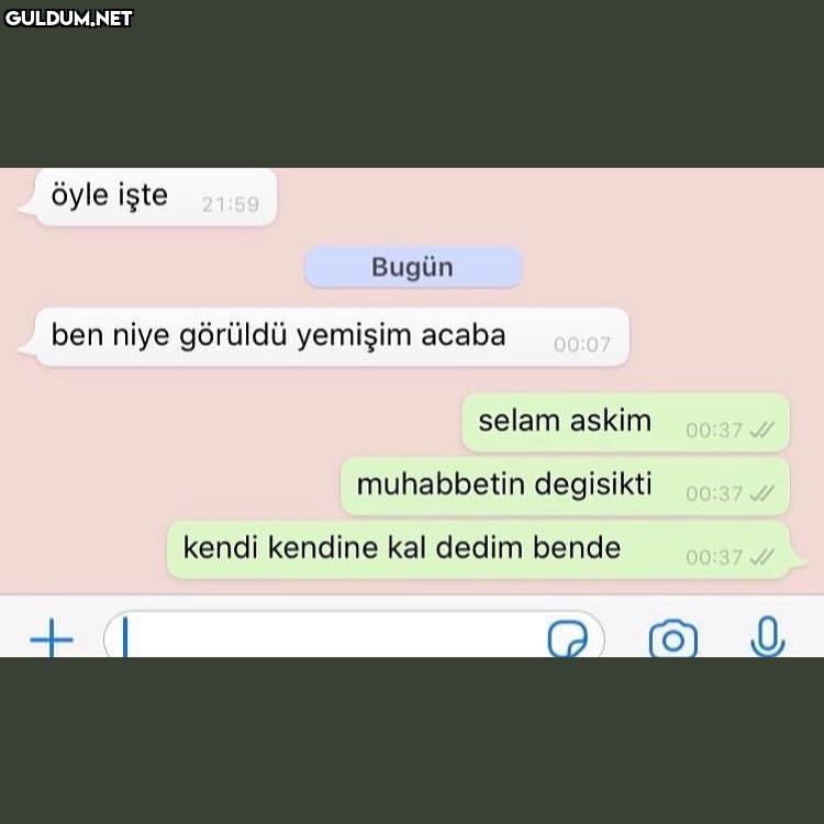 Flört terörü öyle işte...