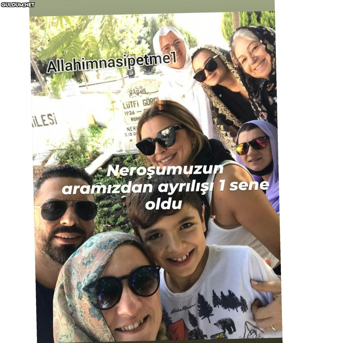 Cenazemde arkadaş...