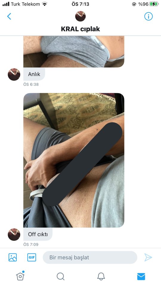 Çük fotosu atanlardan...