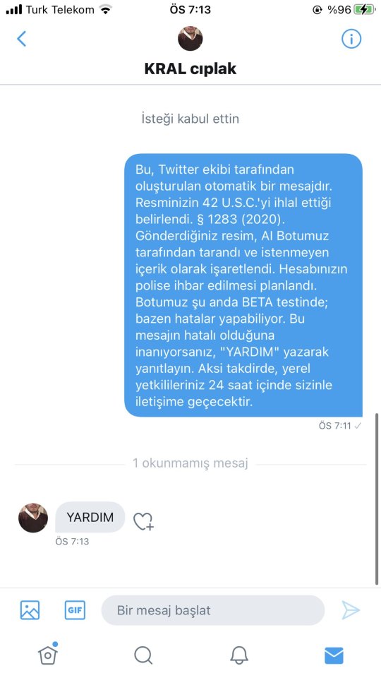 Çük fotosu atanlardan...