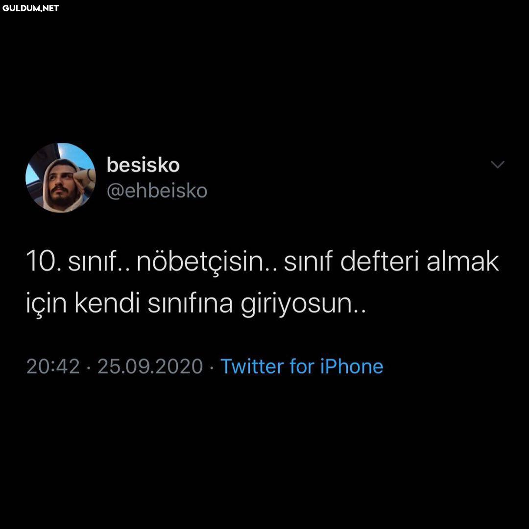 10. sınıf.. Nöbetçisin.....