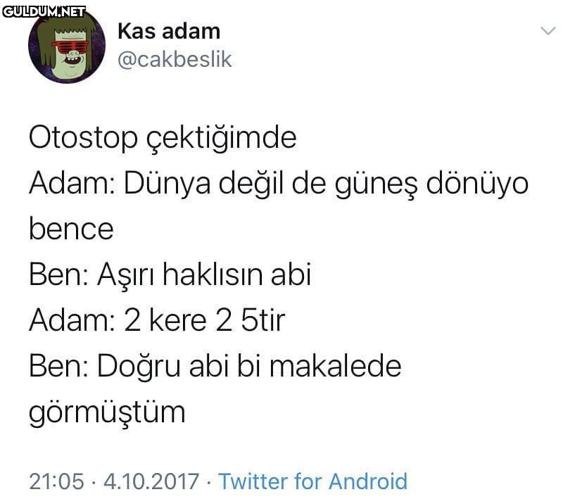 Aynen böyle Kas adam...