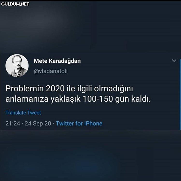 Aynen öyle Mete Karadağdan...