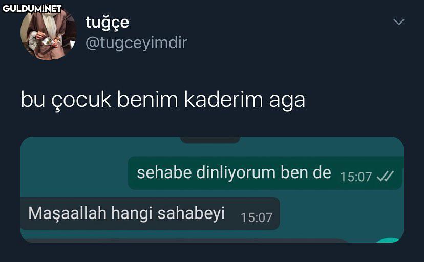 tuğçe @tugceyimdir bu...