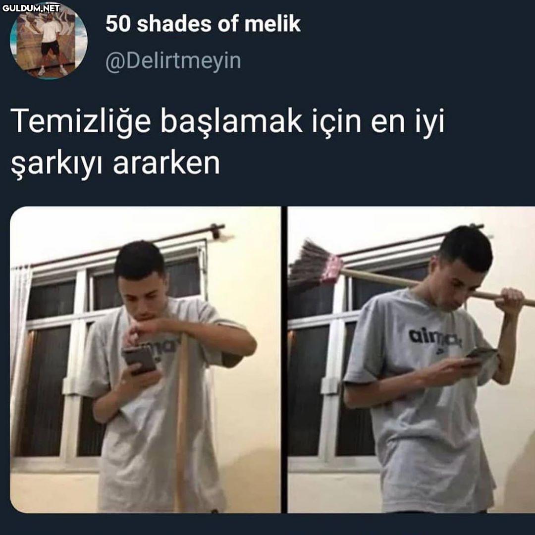 temizlik yaparken şarkı...