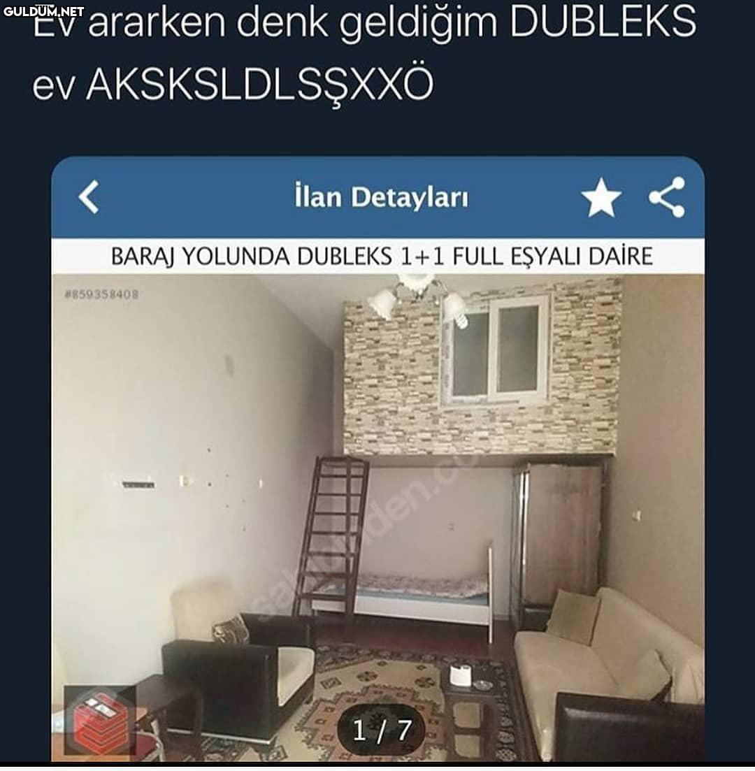 Kızım dubleks evde...