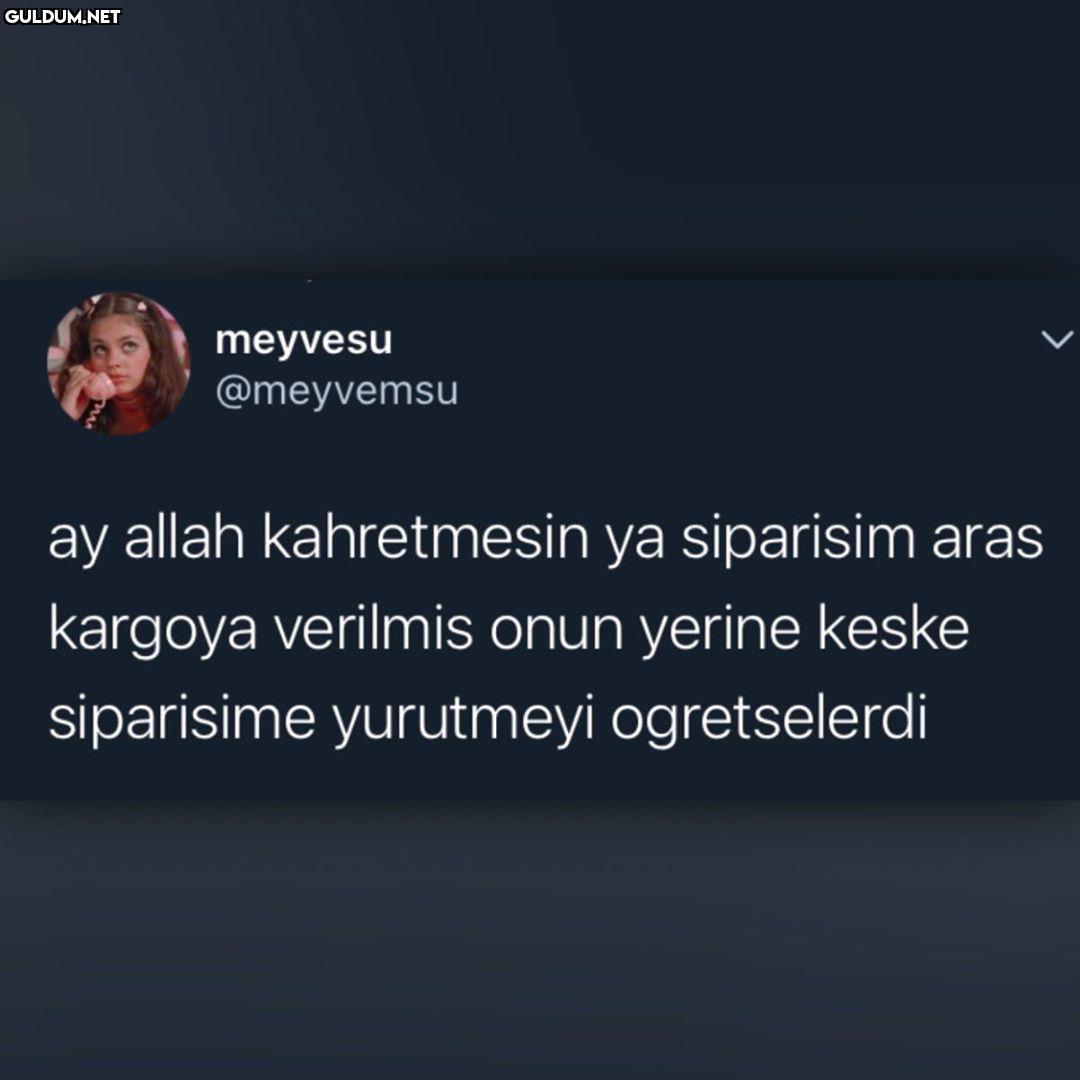 daha hızlı gelirdi meyvesu...