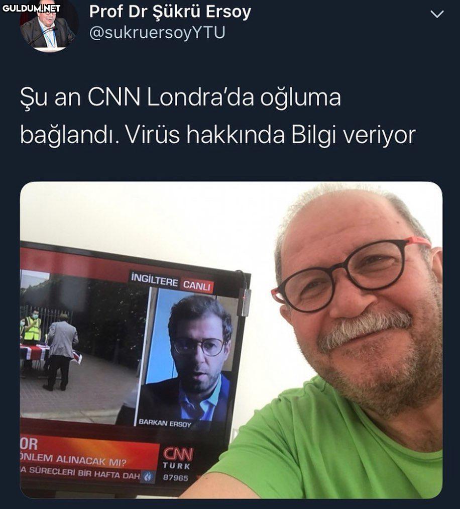 gururlanmış bir ebeveyn...