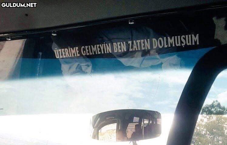 İşe gidiyorum ÜZERİME...