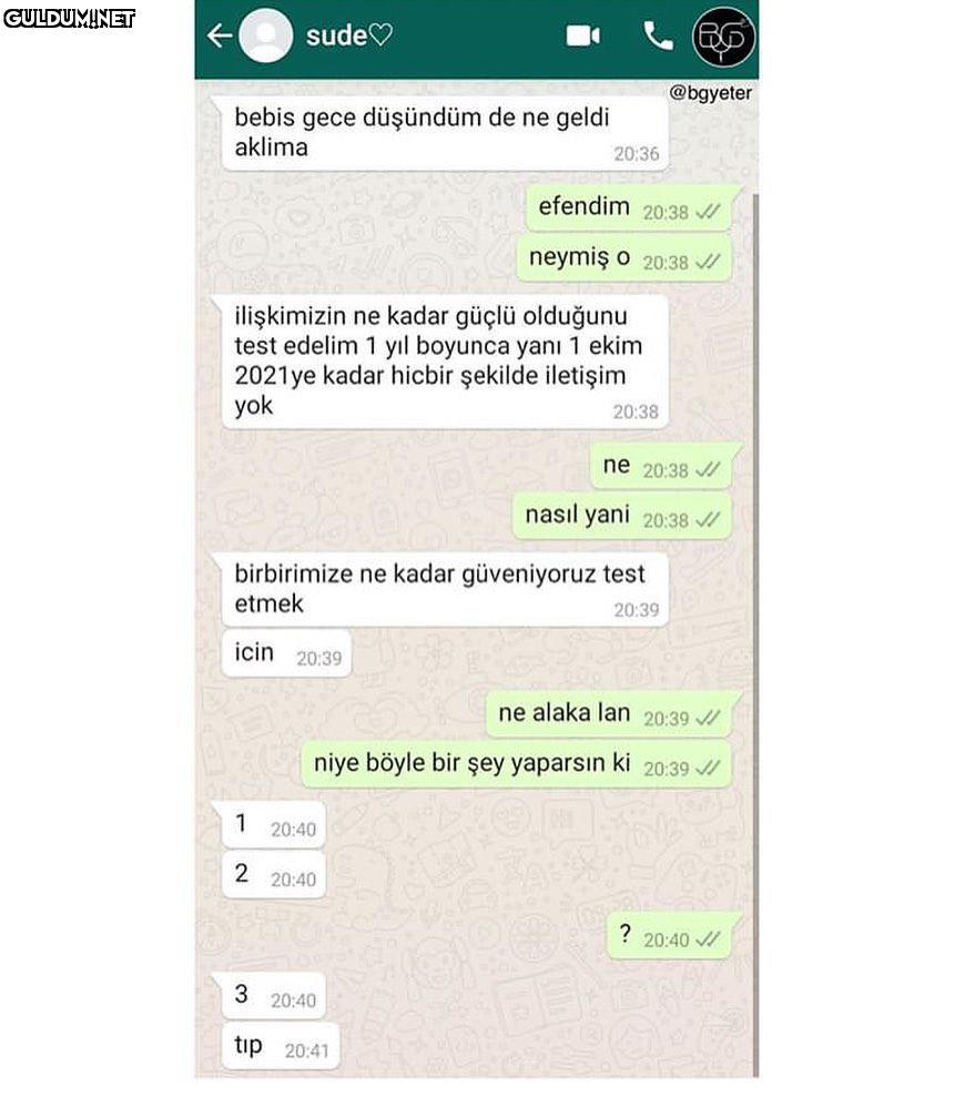 yok oğlum ne ayrılması...