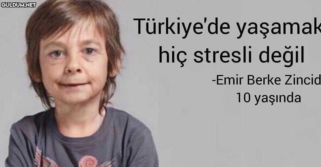Türkiye'de yaşamak hiç...