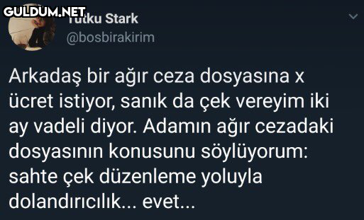Tutku Stark @bosbirakirim...