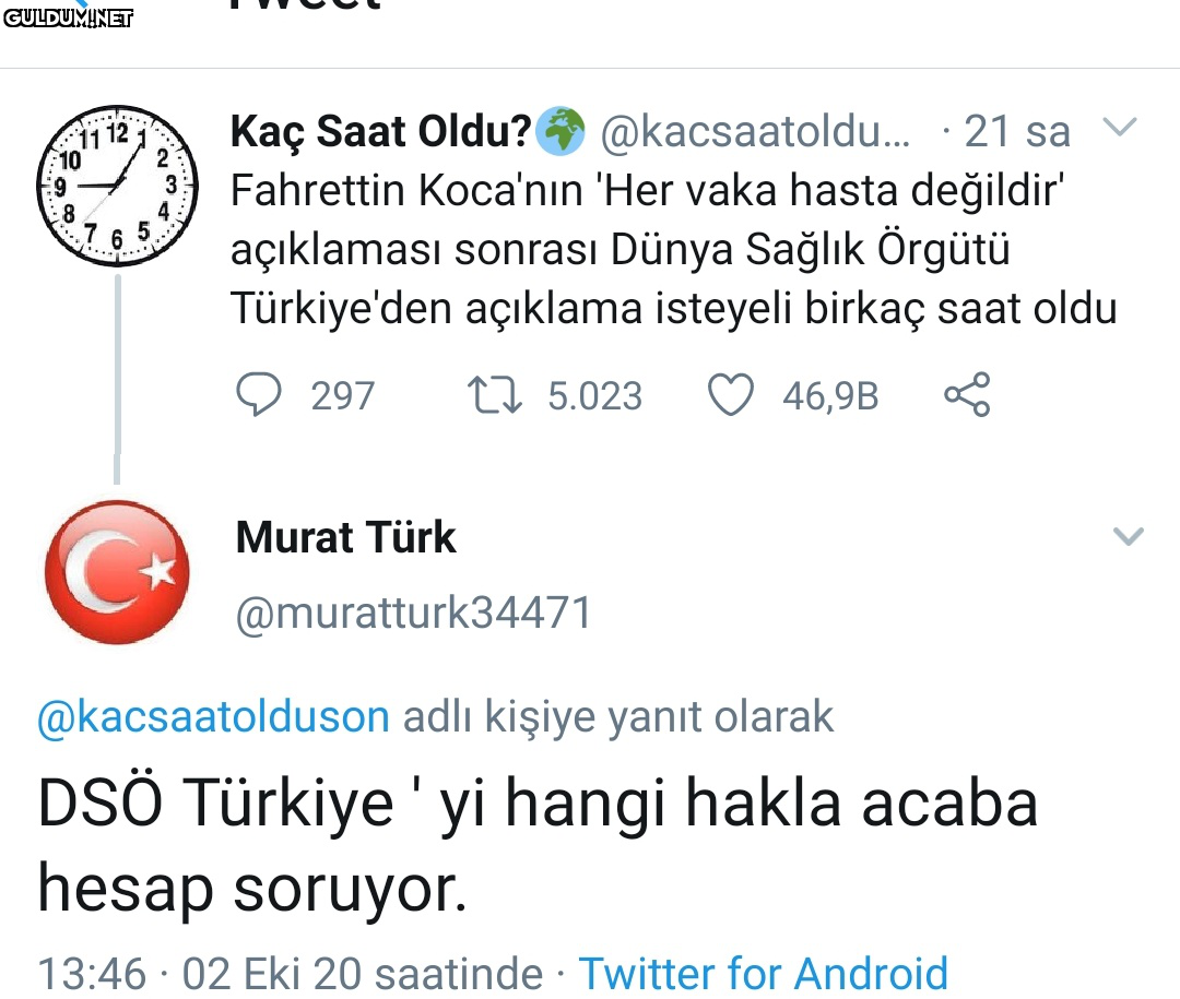 Dünya sağlık örgütü...