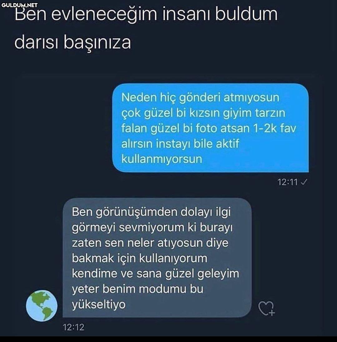 Nasip olurmu beee Ben...